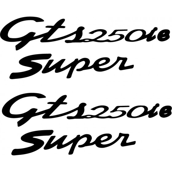 2x Vespa Gts 250ie Super...