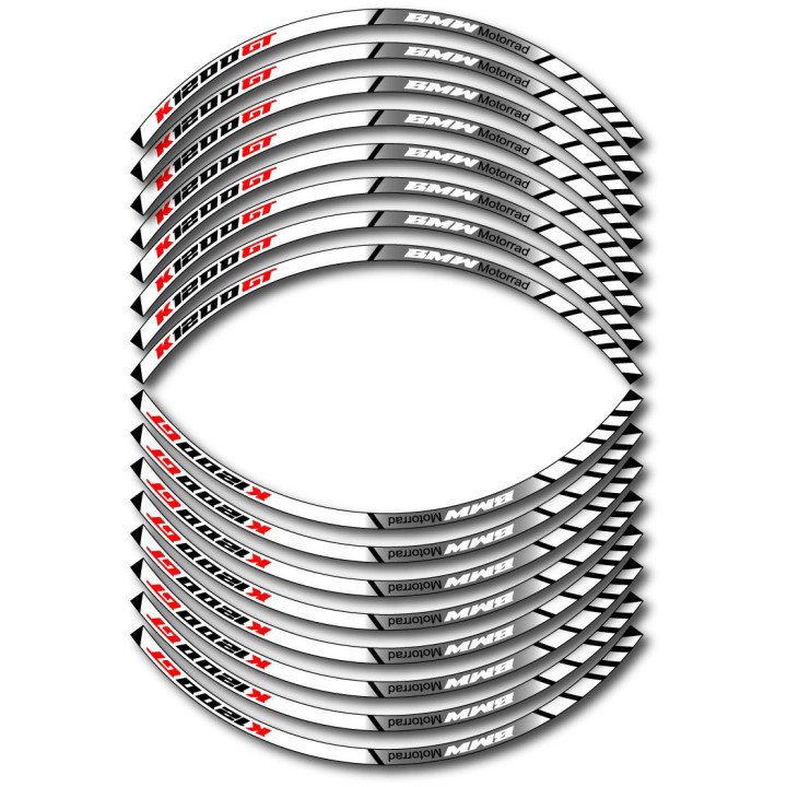 Bmw K1200 Gt Style 2 Wheel Stripes Stickers Decals - DecalsHouse