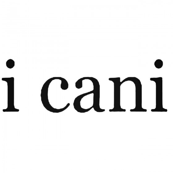 I Cani Band Decal Sticker