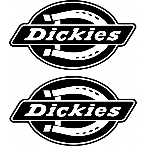 2x Dickies Black Logo Vinyl...