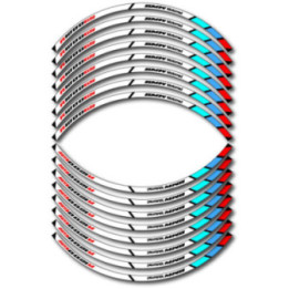 Bmw R 1200 Gs Adventure Style 3 Wheel Stripes Stickers Decals - DecalsHouse