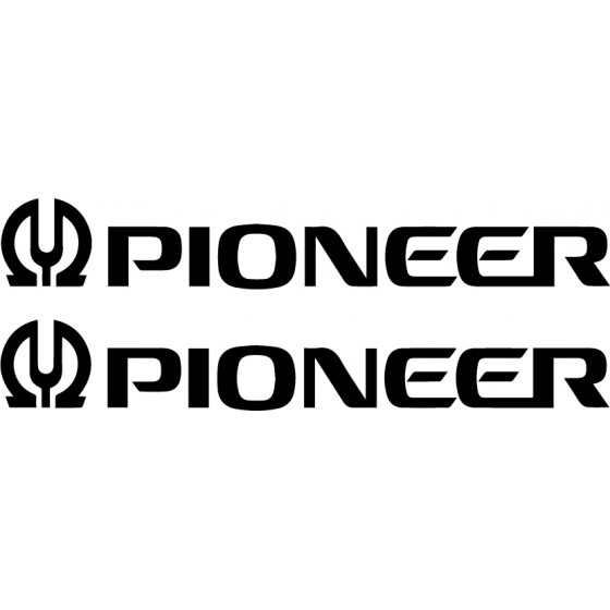 2x Car Audio Logos Pioneer...