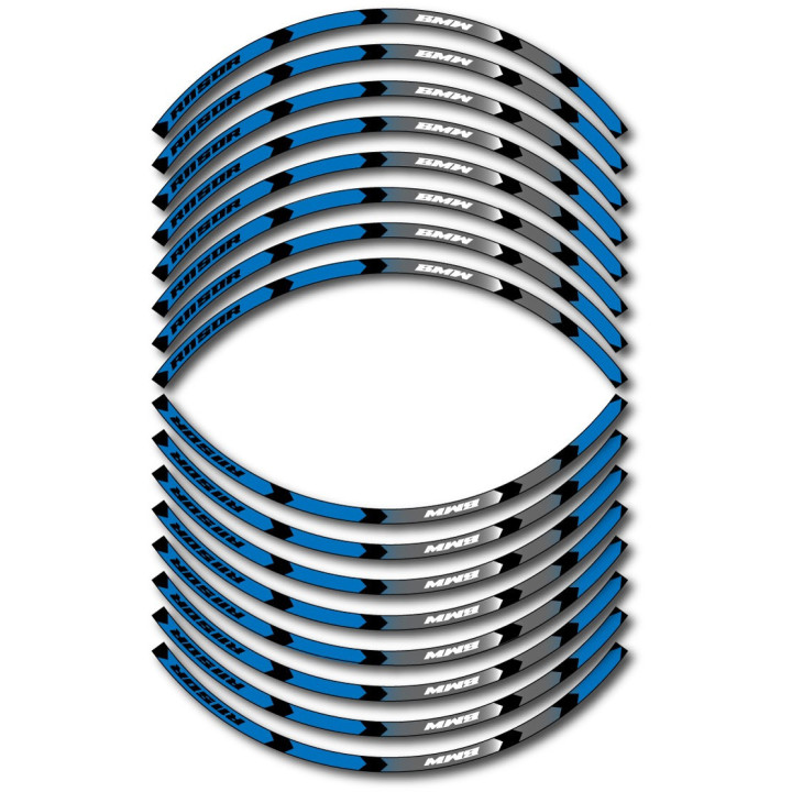 Bmw R1150 R Style 5 Wheel Stripes Stickers Decals - DecalsHouse