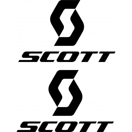 2x Scott Stacked Decals...