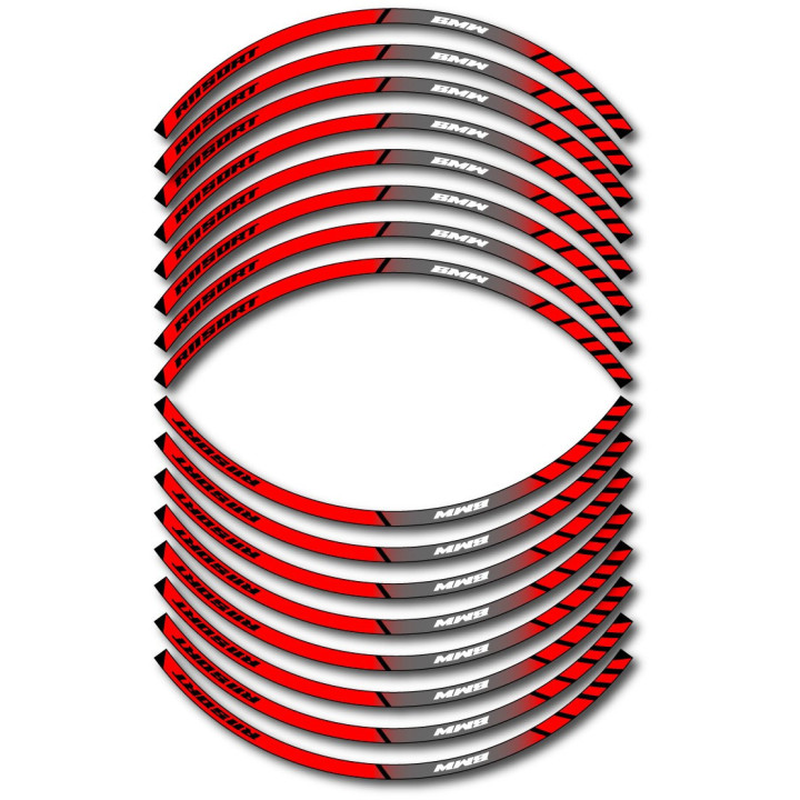 Bmw R1150 Rt Style 2 Wheel Stripes Stickers Decals - DecalsHouse