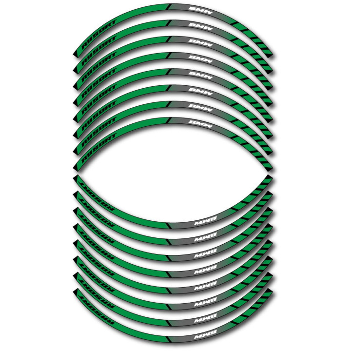 Bmw R1150 Rt Style 4 Wheel Stripes Stickers Decals - DecalsHouse