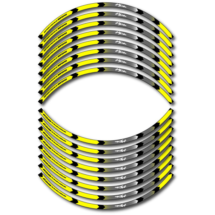 Harley Davidson Sportster 1200 Style 12 Wheel Stripes Stickers Decals - DecalsHouse