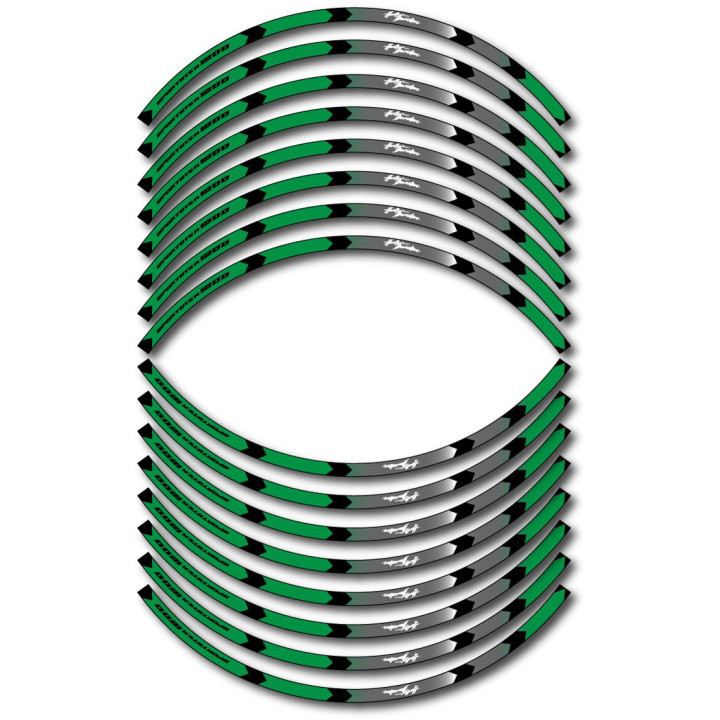 Harley Davidson Sportster 1200 Style 13 Wheel Stripes Stickers Decals - DecalsHouse