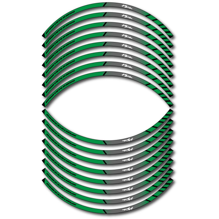 Harley Davidson Sportster 1200 Style 6 Wheel Stripes Stickers Decals - DecalsHouse