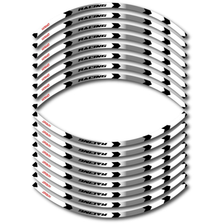 Honda Cb900f Hornet Style 4 Wheel Stripes Stickers Decals - DecalsHouse