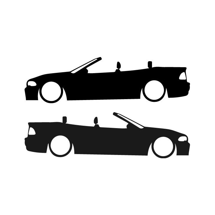 Buy Bmw E46 Cabrio Low Sticker Online
