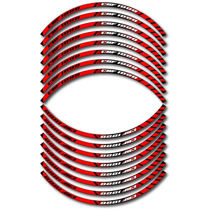 Honda Cbf 1000 Wheel Stripes Stickers Decals - DecalsHouse