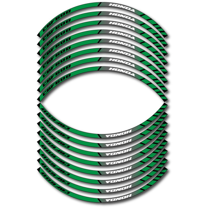 Honda Cbf 600 Style 13 Wheel Stripes Stickers Decals - DecalsHouse