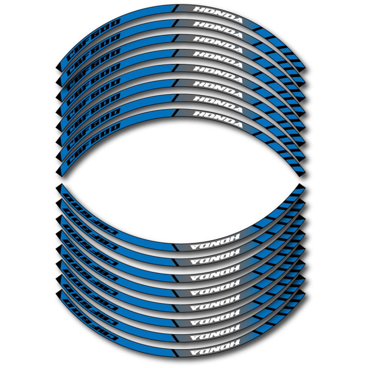 Honda Cbf 600 Style 14 Wheel Stripes Stickers Decals - DecalsHouse