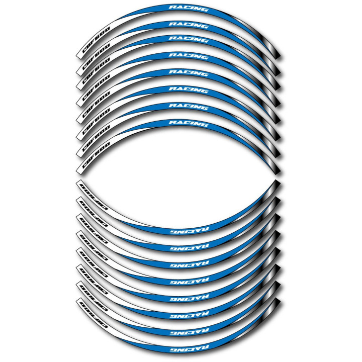 Honda Cbf 600 Style 4 Wheel Stripes Stickers Decals - DecalsHouse