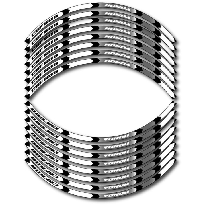 Honda Cbf 600 Style 5 Wheel Stripes Stickers Decals - DecalsHouse