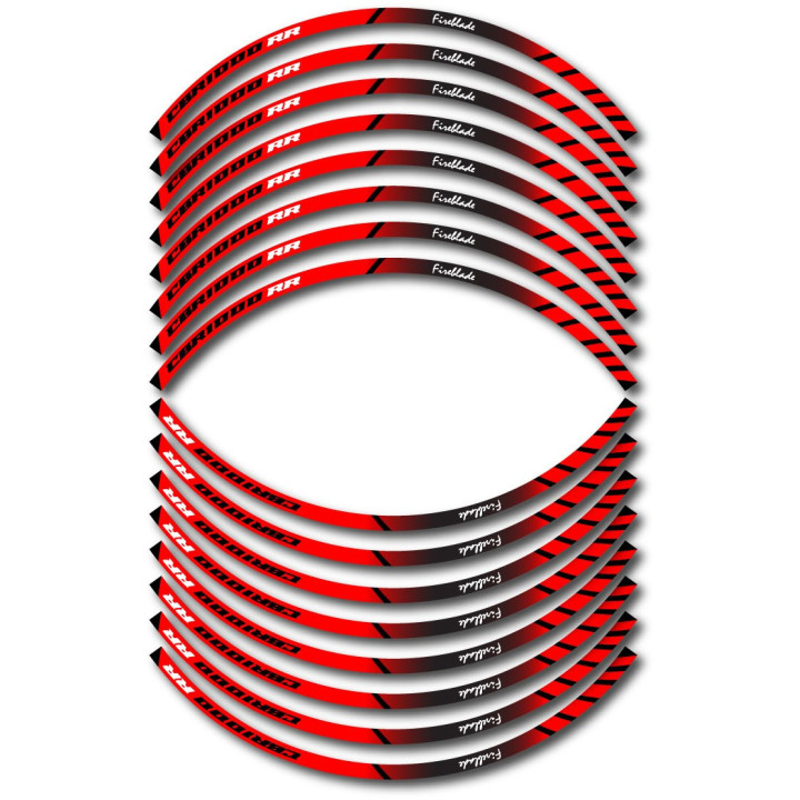 Honda Cbr 1000 Rr Fireblade Wheel Stripes Stickers Decals - DecalsHouse
