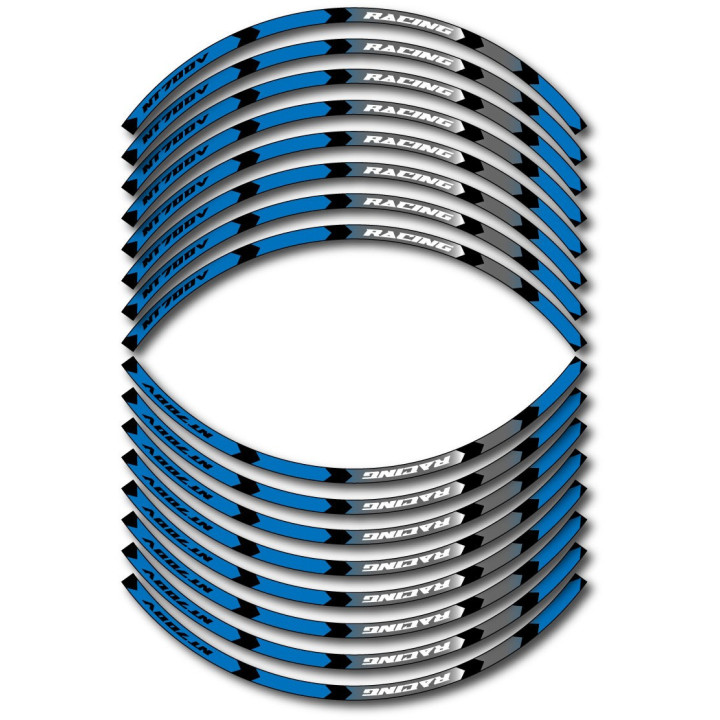Honda Nt700v Deauville Style 14 Wheel Stripes Stickers Decals - DecalsHouse
