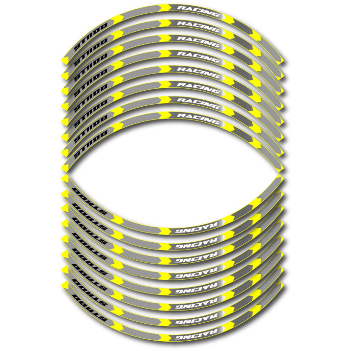 Honda St 1100 Style 6 Wheel Stripes Stickers Decals - DecalsHouse