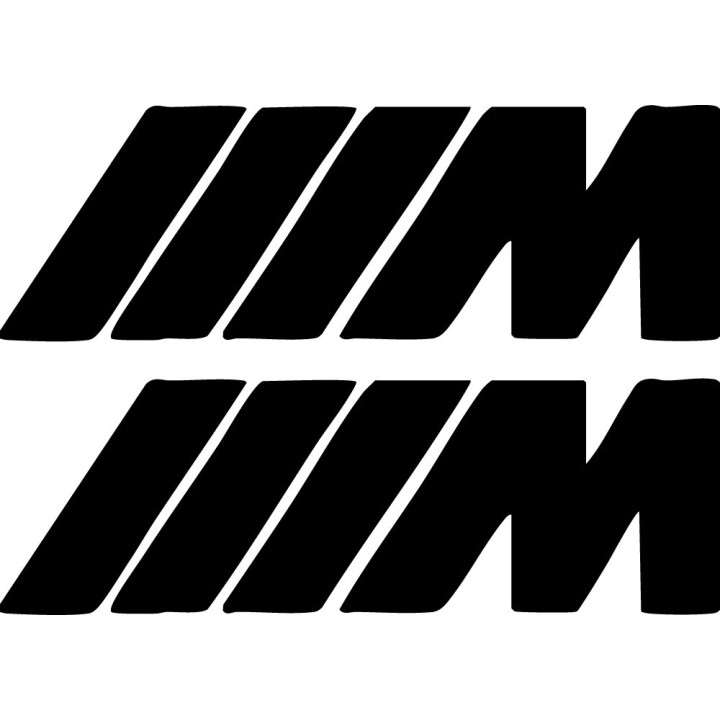 BMW M Power Stickers – M3 M4 M5 M2 Performance Decals (2-Pack)