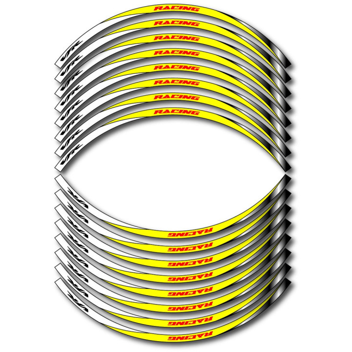 Honda Vfr 750 Style 12 Wheel Stripes Stickers Decals - DecalsHouse