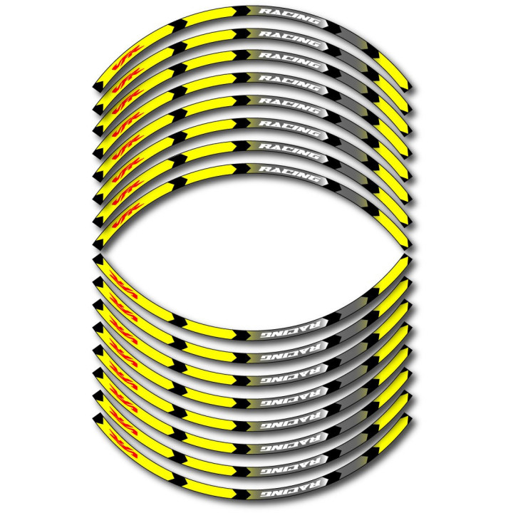 Honda Vfr 750 Style 3 Wheel Stripes Stickers Decals - DecalsHouse