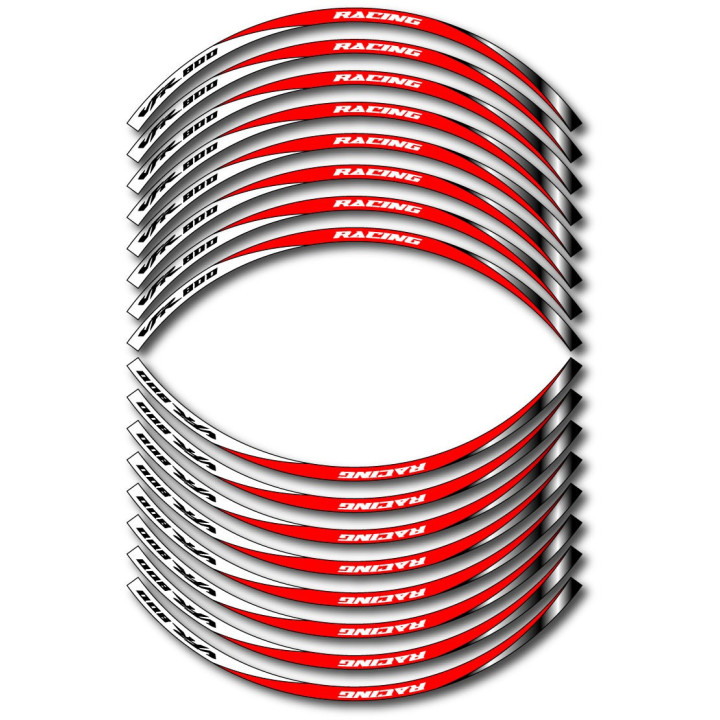 Honda Vfr 800 Vtec Style 9 Wheel Stripes Stickers Decals - DecalsHouse
