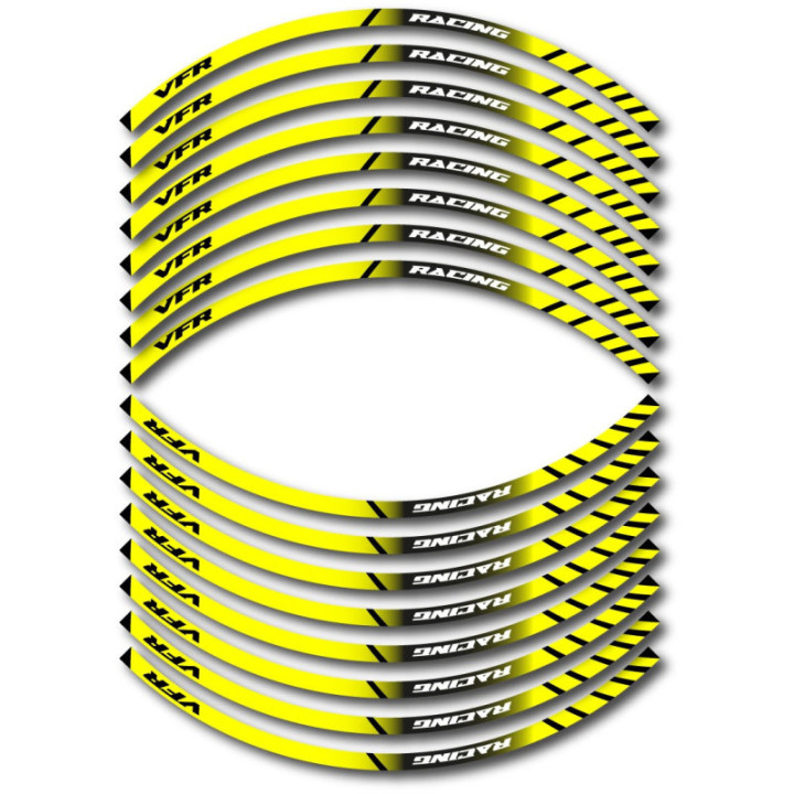 Honda Vfr Racing Wheel Stripes Stickers Decals - DecalsHouse