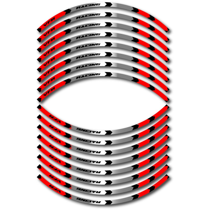Honda Vfr Style 2 Wheel Stripes Stickers Decals - DecalsHouse