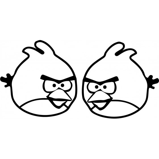 2x Angry Birds Decorative...
