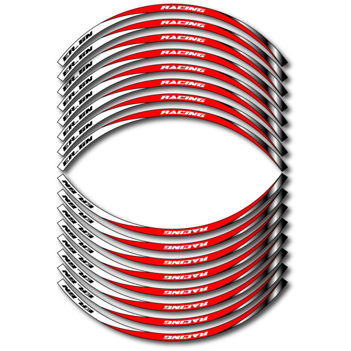 Kawasaki Er 6n Wheel Stripes Stickers Decals - DecalsHouse