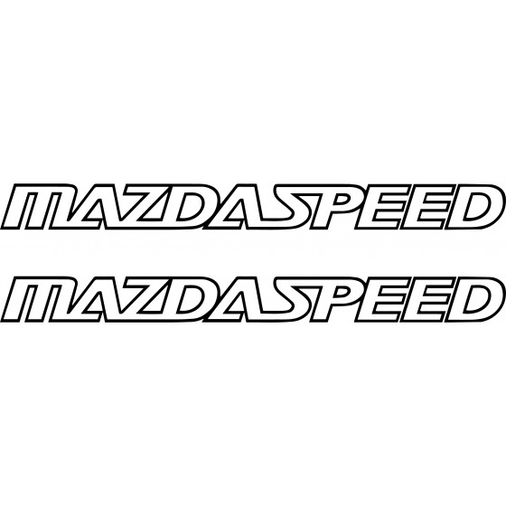 2x Mazdaspeed Graphic Vinyl...