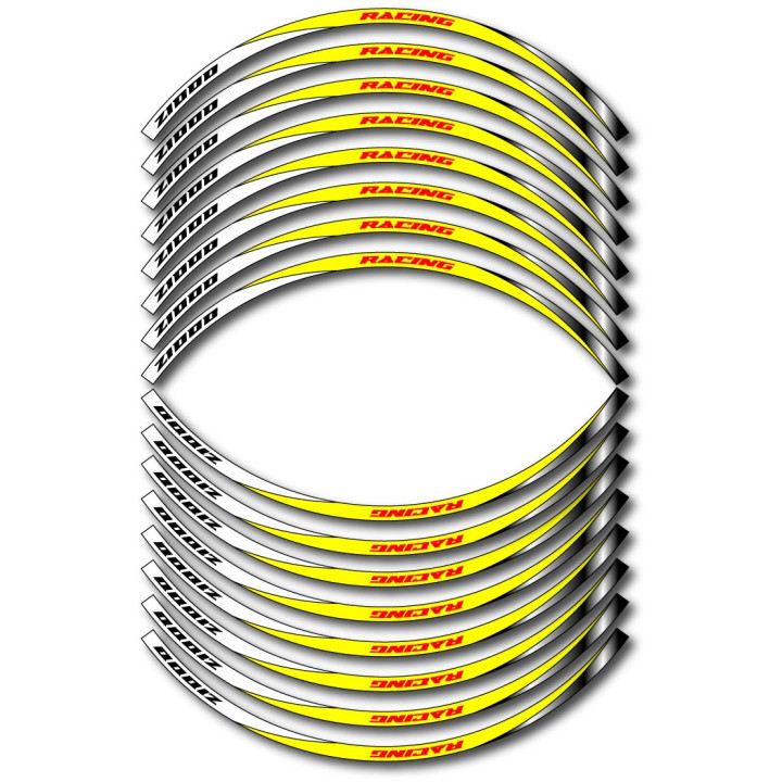 Kawasaki Z 1000 Style 2 Wheel Stripes Stickers Decals - DecalsHouse