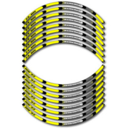 Kawasaki Zx 6r Style 8 Wheel Stripes Stickers Decals - DecalsHouse