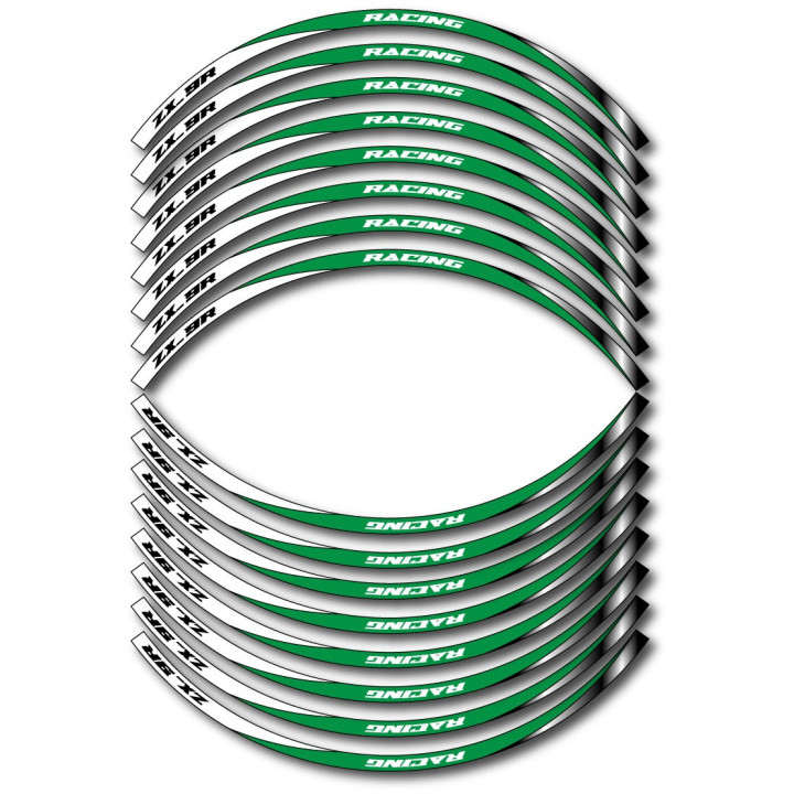 Kawasaki Zx 9r Style 2 Wheel Stripes Stickers Decals - DecalsHouse