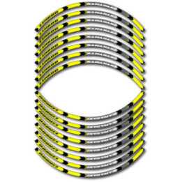 Kawasaki Zzr 1100 Style 7 Wheel Stripes Stickers Decals - DecalsHouse
