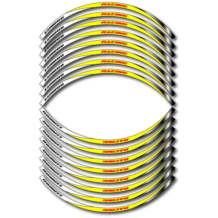 Kawasaki Zzr 1200 Style 13 Wheel Stripes Stickers Decals - DecalsHouse