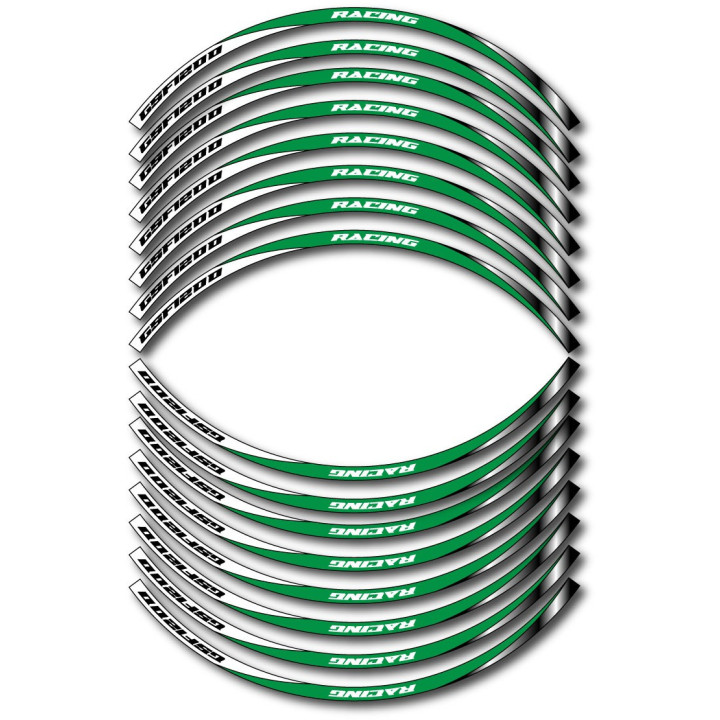 Suzuki Gsf 1200 Style 4 Wheel Stripes Stickers Decals - DecalsHouse