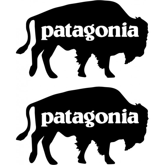 2x Patagonia Bison Decals...