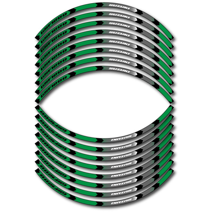 Suzuki Gsf 1200 Style 8 Wheel Stripes Stickers Decals - DecalsHouse