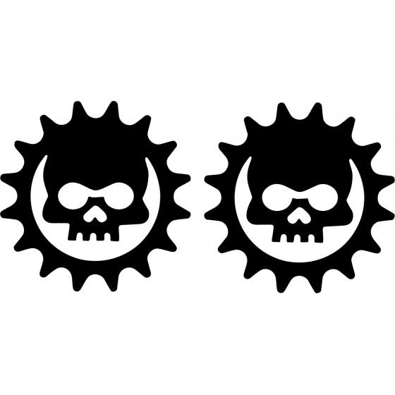2x Gears Of War Cog Skull...