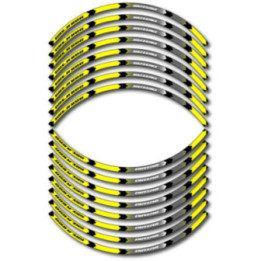 Suzuki Gsx R 600 Style 12 Wheel Stripes Stickers Decals - DecalsHouse