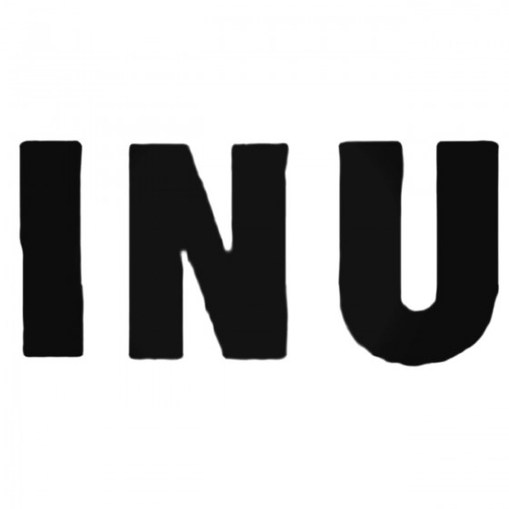 Inu Band Decal Sticker