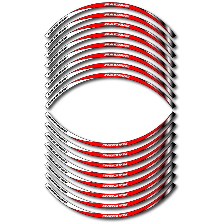 Suzuki Gsx650 F Style 14 Wheel Stripes Stickers Decals - DecalsHouse