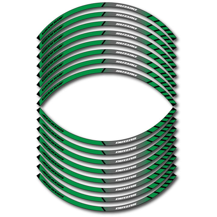 Suzuki Gsx650 F Style 6 Wheel Stripes Stickers Decals - DecalsHouse