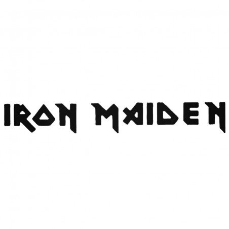 Buy Iron Maiden Logo Vinyl Decal Band Logo Vinyl Decal Online