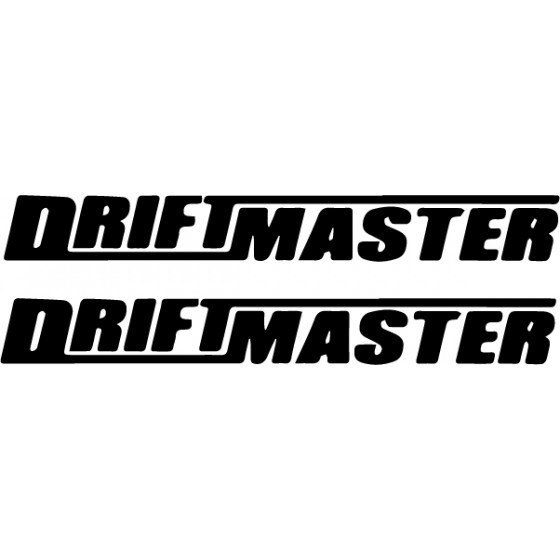 2x Driftmaster Vinyl Decals...