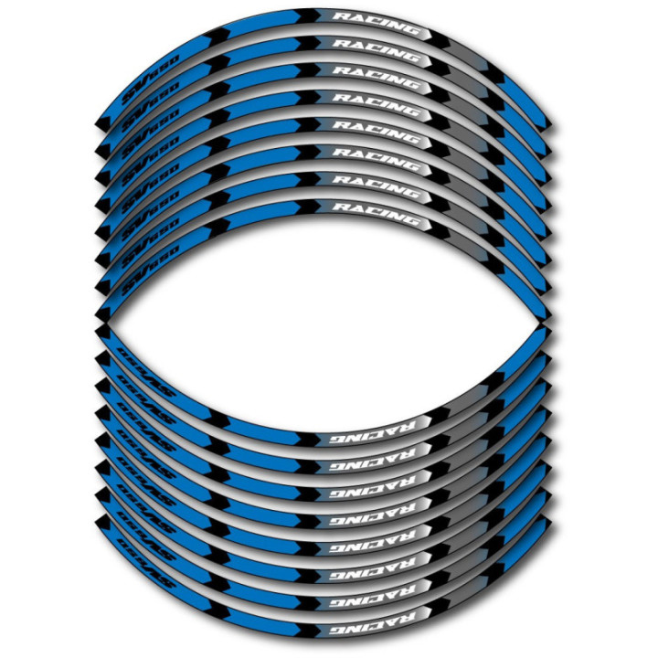 Suzuki Sv 650 Style 11 Wheel Stripes Stickers Decals - DecalsHouse