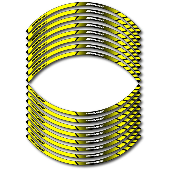 Suzuki Sv 650 Style 4 Wheel Stripes Stickers Decals - DecalsHouse