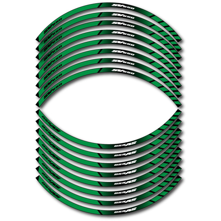 Suzuki Sv 650 Style 5 Wheel Stripes Stickers Decals - DecalsHouse